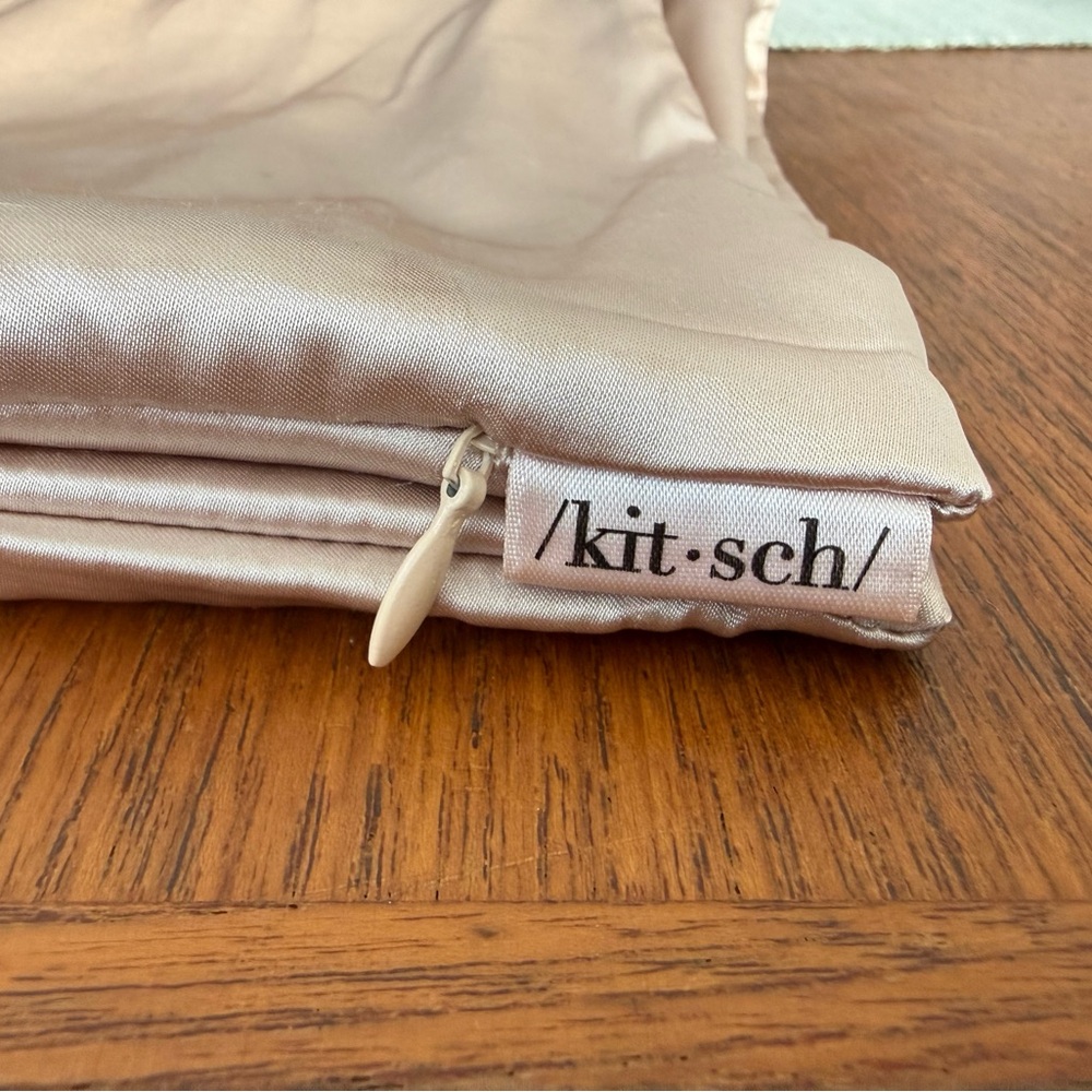 Kitsch Satin Pillowcase Soft Champagne Standard Size | Hair & Skin Care
